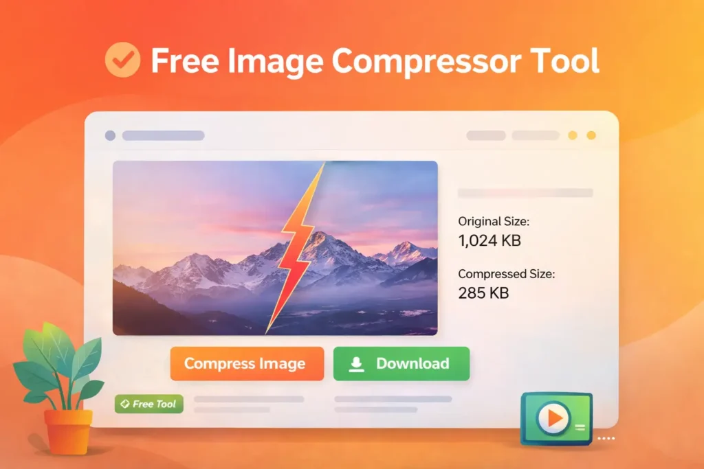 Free Image Compressor Tool Online Compress JPG PNG Without Losing Quality